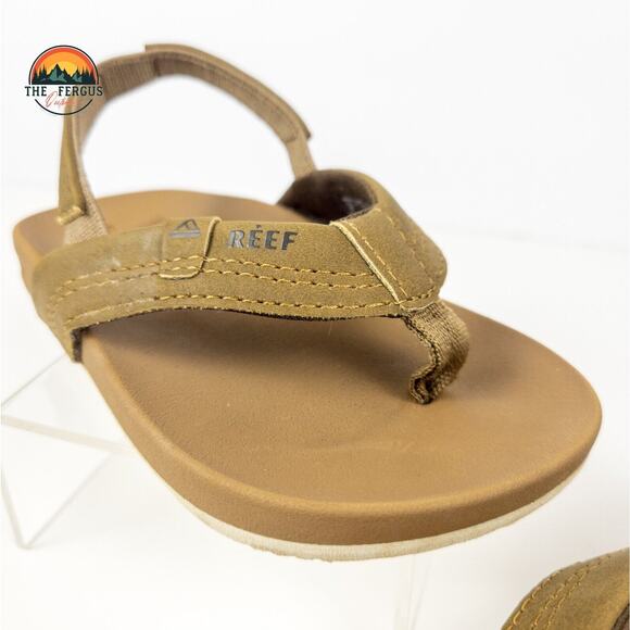 Reef Lil Cushion Phantom Back Strap Flip Flop Sandals Toddler Size 6 - Picture 8 of 14